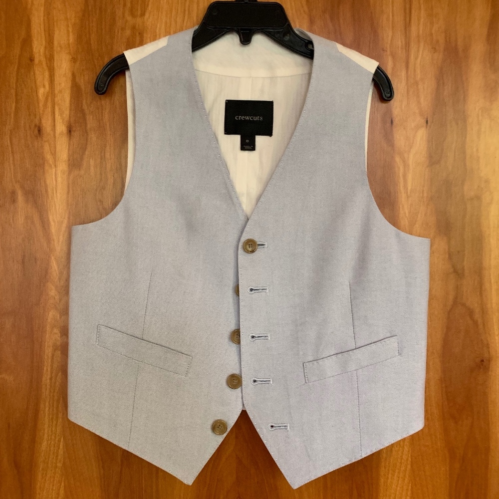J Crew Boys’ Ludlow suit vest, sz. 8